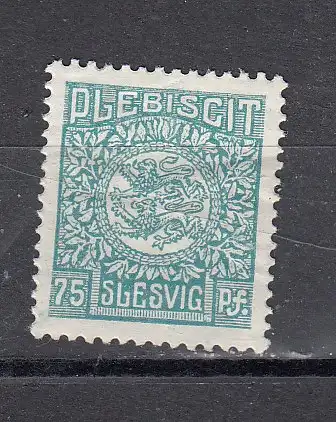 Schleswig  Nr 10 Falz / Gummimängel / *
