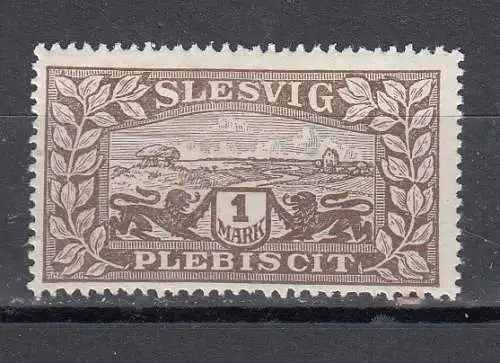 Schleswig  Nr 11 Falz / Gummimängel / *