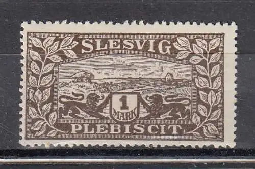 Schleswig  Nr 11 Falz / Gummimängel / *