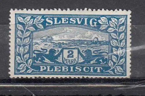 Schleswig  Nr 12 Falz / Gummimängel / *