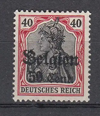 Bes. 1. Wk. Belgien  Nr 20 Falz / Gummimängel / *