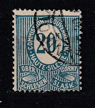 Oberschlesien  Nr 6 Gestempelt (Posten)