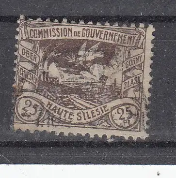 Oberschlesien  Nr 19 Gestempelt (Posten)