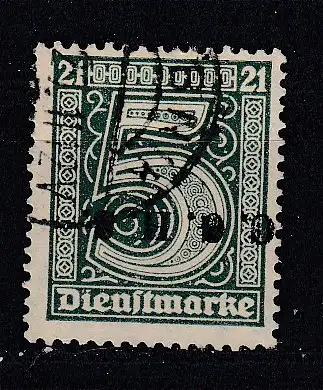 Oberschlesien Dienstmarken  Nr 1 Gestempelt (Posten)