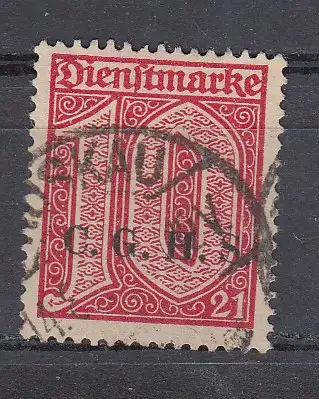 Oberschlesien Dienstmarken  Nr 2 Gestempelt (Posten)