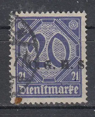 Oberschlesien Dienstmarken  Nr 4 Gestempelt (Posten)
