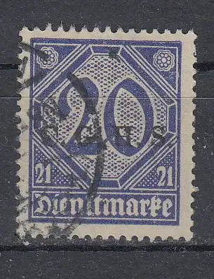 Oberschlesien Dienstmarken  Nr 4 Gestempelt (Posten)