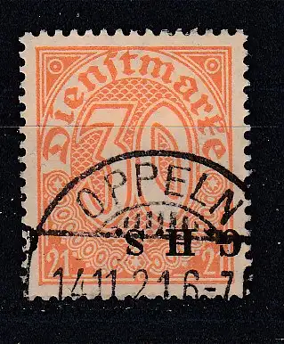 Oberschlesien Dienstmarken  Nr 5 Gestempelt (Posten)