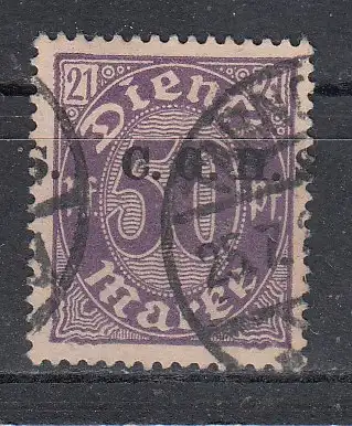 Oberschlesien Dienstmarken  Nr 6 Gestempelt (Posten)