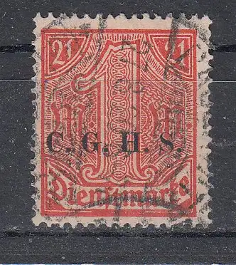 Oberschlesien Dienstmarken  Nr 7 Gestempelt (Posten)