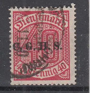 Oberschlesien Dienstmarken  Nr 13 Gestempelt (Posten)