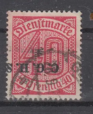 Oberschlesien Dienstmarken  Nr 13 Gestempelt (Posten)