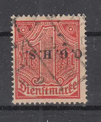 Oberschlesien Dienstmarken  Nr 16 Gestempelt (Posten)