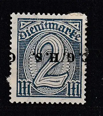 Oberschlesien Dienstmarken  Nr 19 Gestempelt (Posten)