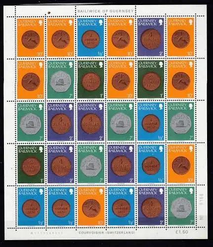 GB-Guernsey  Nr Münzen  Kb Gestempelt (Posten)