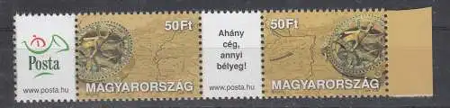 Ungarn  Nr 5015/16 ZF Postfrisch / **