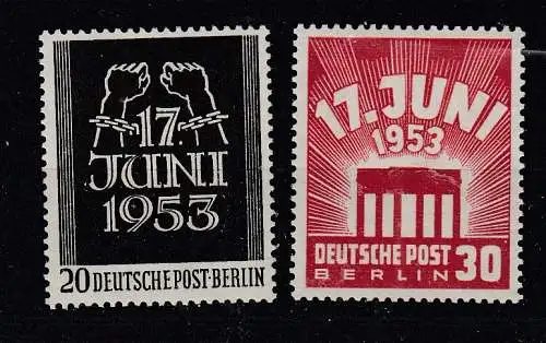 Berlin (West)  Nr 110/11 Postfrisch / **