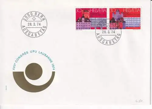 Schweiz  Nr FDC 1027/28