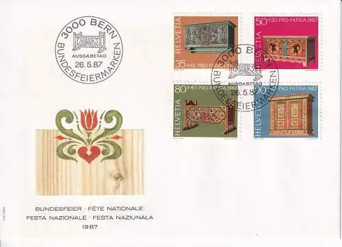 Schweiz  Nr FDC 1345/48