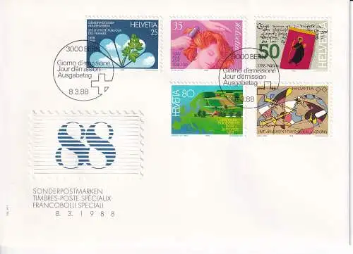 Schweiz  Nr FDC 1364/68