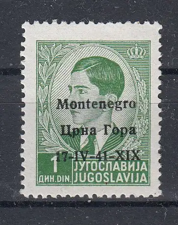 Italien Montenegro  Nr 2 Postfrisch / **
