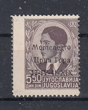 Italien Montenegro  Nr 8 Postfrisch / **