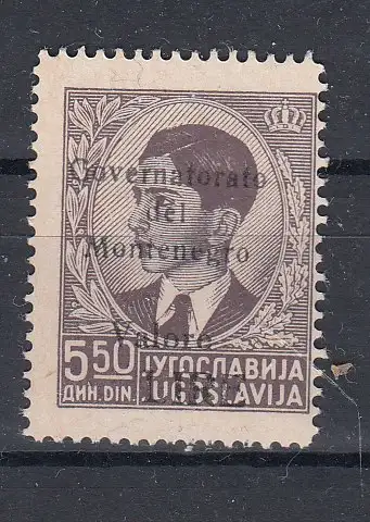 Italien Montenegro  Nr 8 Postfrisch / **
