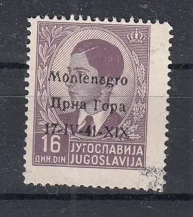 Italien Montenegro  Nr 12 Postfrisch / **