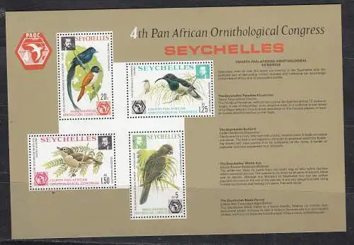 Seychellen  Nr Block 6 Postfrisch / **