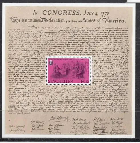 Seychellen  Nr Block 7 Postfrisch / **