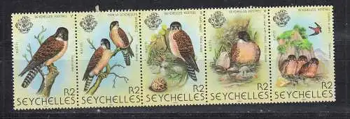 Seychellen  Nr 452/56 Streifen Postfrisch / **