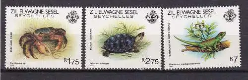 Seychellen, Äußere  Nr 43/45 Postfrisch / **