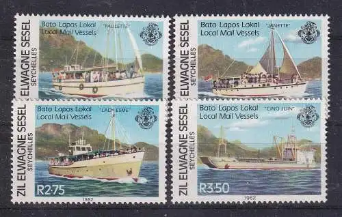 Seychellen, Äußere  Nr 36/39 Postfrisch / **