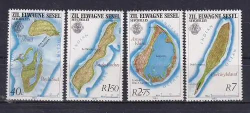Seychellen, Äußere  Nr 46/49 Postfrisch / **