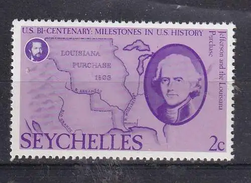 Seychellen  Nr 376 Postfrisch / **