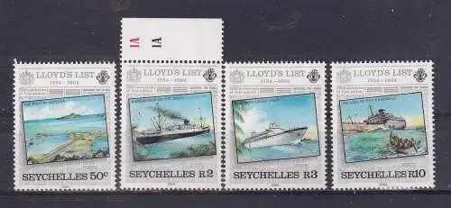 Seychellen  Nr 554/57 Postfrisch / **
