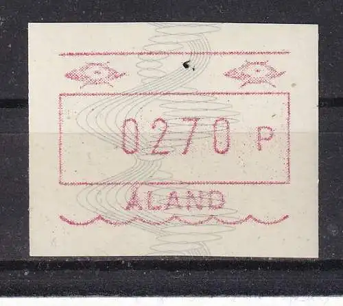 Finnland Alandinseln Automatenmarken  Nr 4 Postfrisch / **