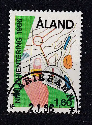 Finnland Alandinseln  Nr 15 Gestempelt (Posten)