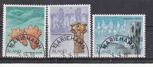 Finnland Alandinseln  Nr 16/18 Gestempelt (Posten)