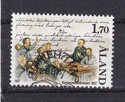 Finnland Alandinseln  Nr 25 Gestempelt (Posten)