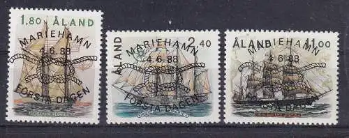 Finnland Alandinseln  Nr 28/30 Gestempelt (Posten)