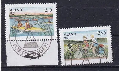 Finnland Alandinseln  Nr 51/52 Gestempelt (Posten)