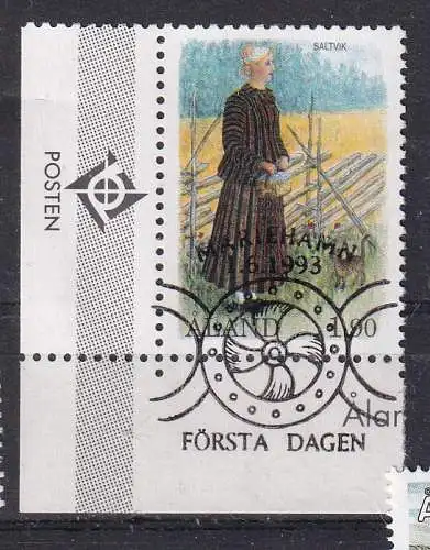 Finnland Alandinseln  Nr 72/74 Gestempelt (Posten)