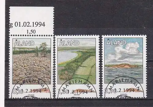 Finnland Alandinseln  Nr 79/81 Gestempelt (Posten)