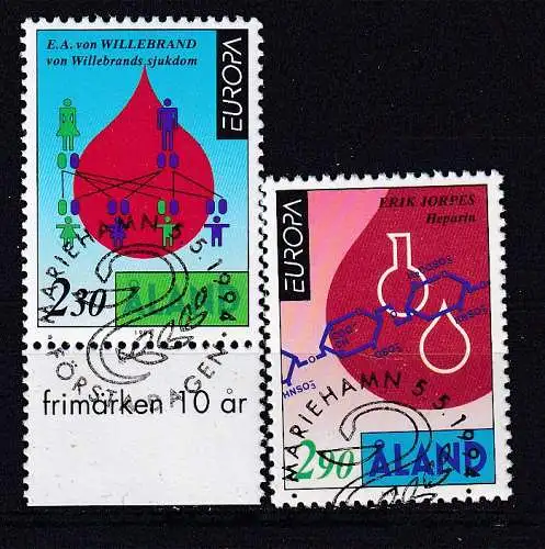 Finnland Alandinseln  Nr 86/87 Gestempelt (Posten)