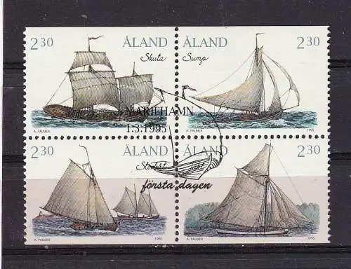 Finnland Alandinseln  Nr 95/98 Gestempelt (Posten)