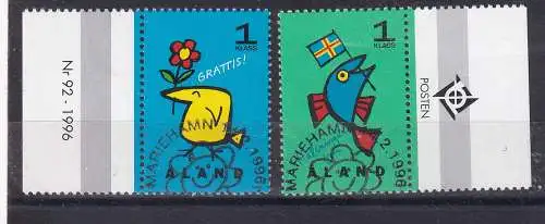 Finnland Alandinseln  Nr 107/08 Gestempelt (Posten)