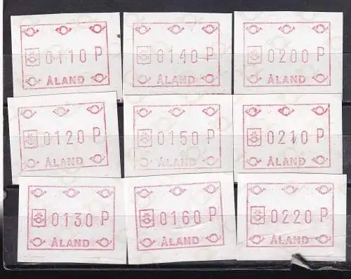 Finnland Alandinseln Automatenmarken  Nr 1 Postfrisch / **