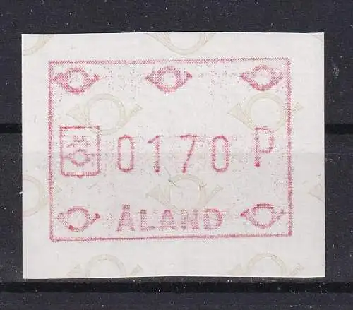 Finnland Alandinseln Automatenmarken  Nr 1 Postfrisch / **