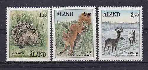 Finnland Alandinseln  Nr 44/46 Postfrisch / **